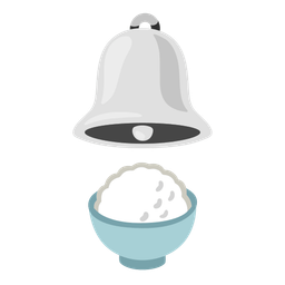 Cooked rice and Bell