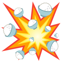 Cooked rice and Collision