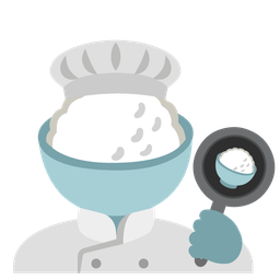 Cooked rice and Cooking