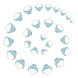 Cooked rice and Cyclone