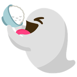 Cooked rice and Ghost