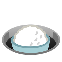 Cooked rice and Hole