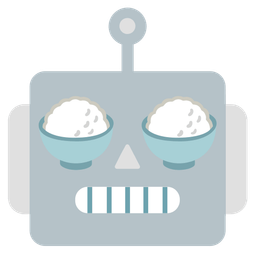 Cooked rice and Robot