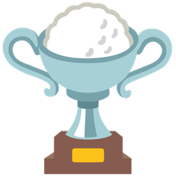 Cooked rice and Trophy