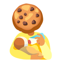Cookie and Baby bottle