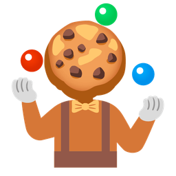 Cookie and Clown face