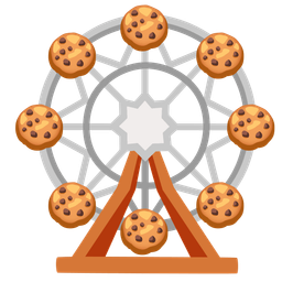 Cookie and Ferris wheel