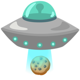 Cookie and Flying saucer