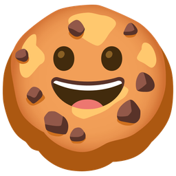 Cookie and Grinning face