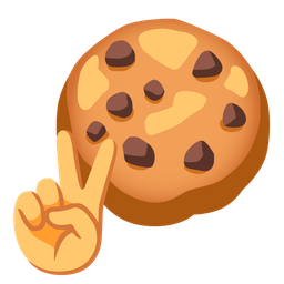 Cookie and Peace symbol