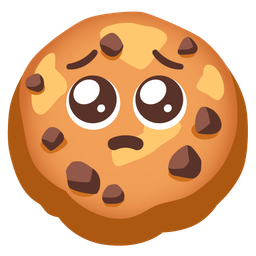 Cookie and Pleading face