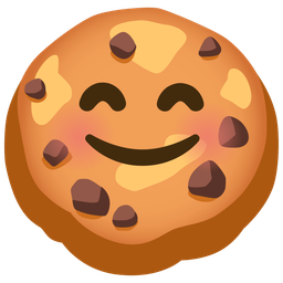 Cookie and Smiling face with smiling eyes