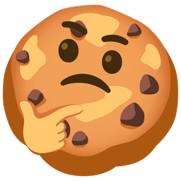 Cookie and Thinking face