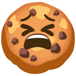 Cookie and Tired face