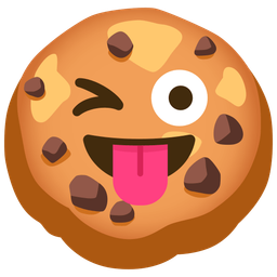 Cookie and Winking face with tongue