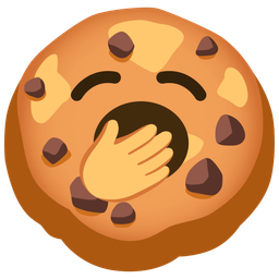 Cookie and Yawning face