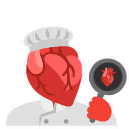 cooking and anatomical heart
