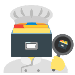 cooking and card file box