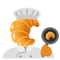 cooking and croissant