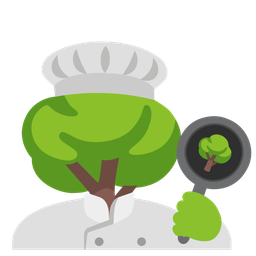 cooking and deciduous tree