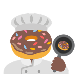 cooking and doughnut