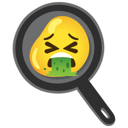 cooking and face vomiting