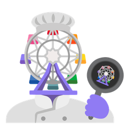 cooking and ferris wheel