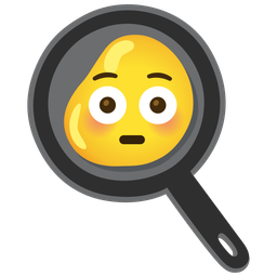 cooking and flushed face