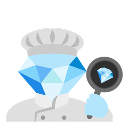 cooking and gem stone