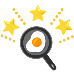 cooking and glowing star