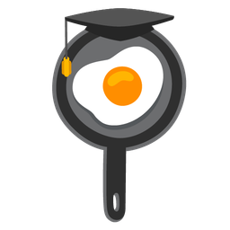 cooking and graduation cap