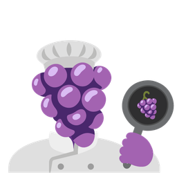 cooking and grapes