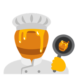 cooking and honey pot