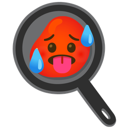 cooking and hot face