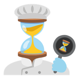 cooking and hourglass not done