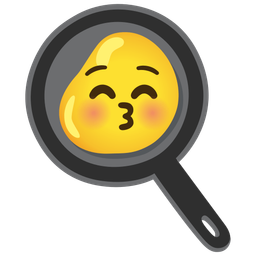 Cooking and Kissing face with closed eyes