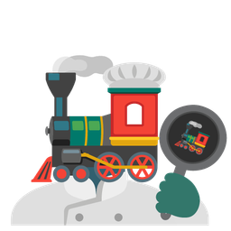 cooking and locomotive