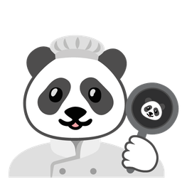 cooking and panda