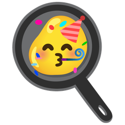 cooking and partying face