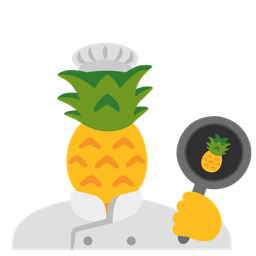 cooking and pineapple