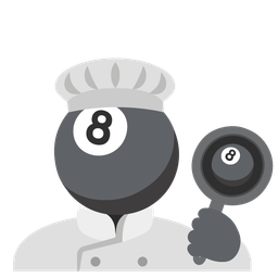 cooking and pool 8 ball