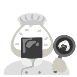 cooking and rice ball