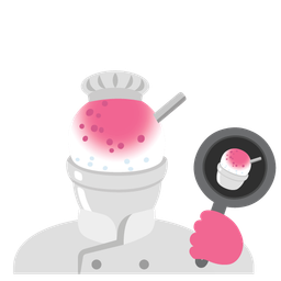 cooking and shaved ice