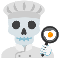 cooking and skull