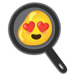 Cooking and Smiling face with heart-eyes