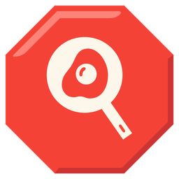 cooking and stop sign