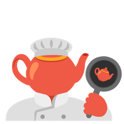 cooking and teapot
