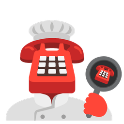 cooking and telephone