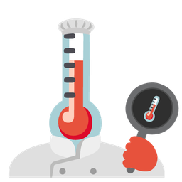 cooking and thermometer