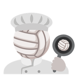cooking and volleyball